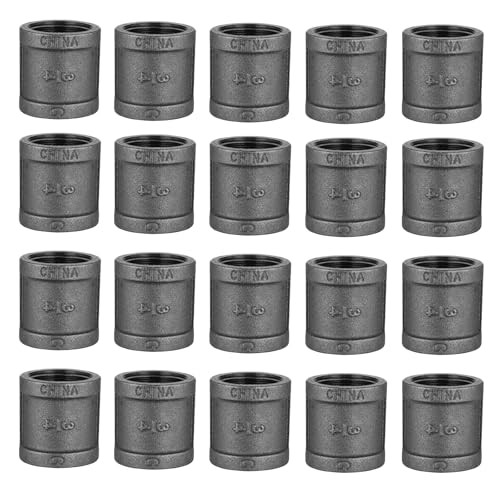 3/4" Pipe Fitting Coupling Pack Malleable Iron Cast Pipe Coupling 3/4 Inch 20