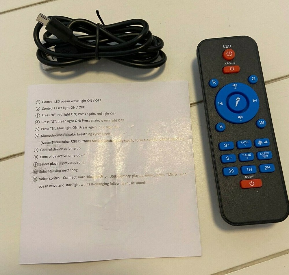 Music Starry Sky Projector Light Bluetooth SC522