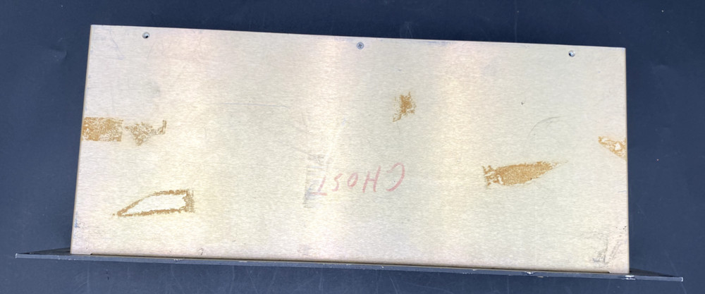 ZETRON MODEL 49 TRUNKING REPEATER MANAGER 1133-101 MISSING FRONT PLATE
