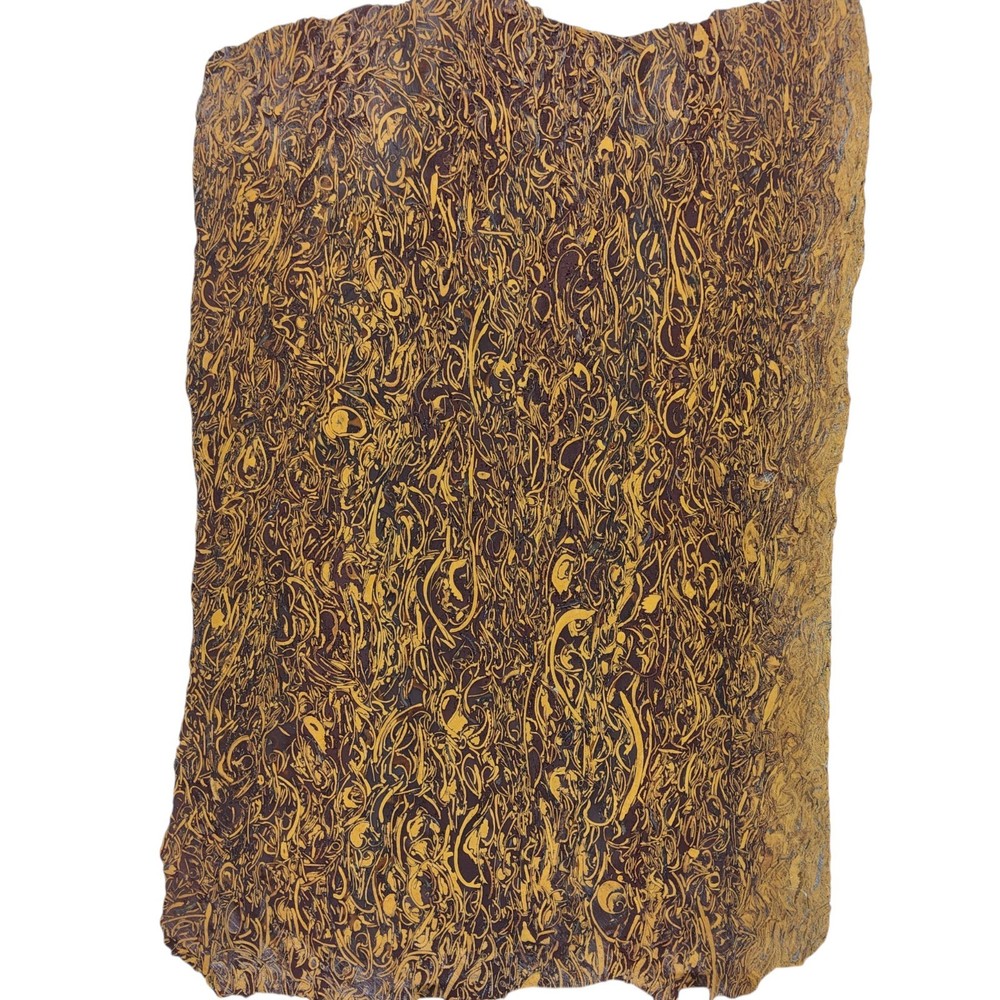 Calligraphy Jasper, Script Stone, slab, cabbing rough, #R-7053
