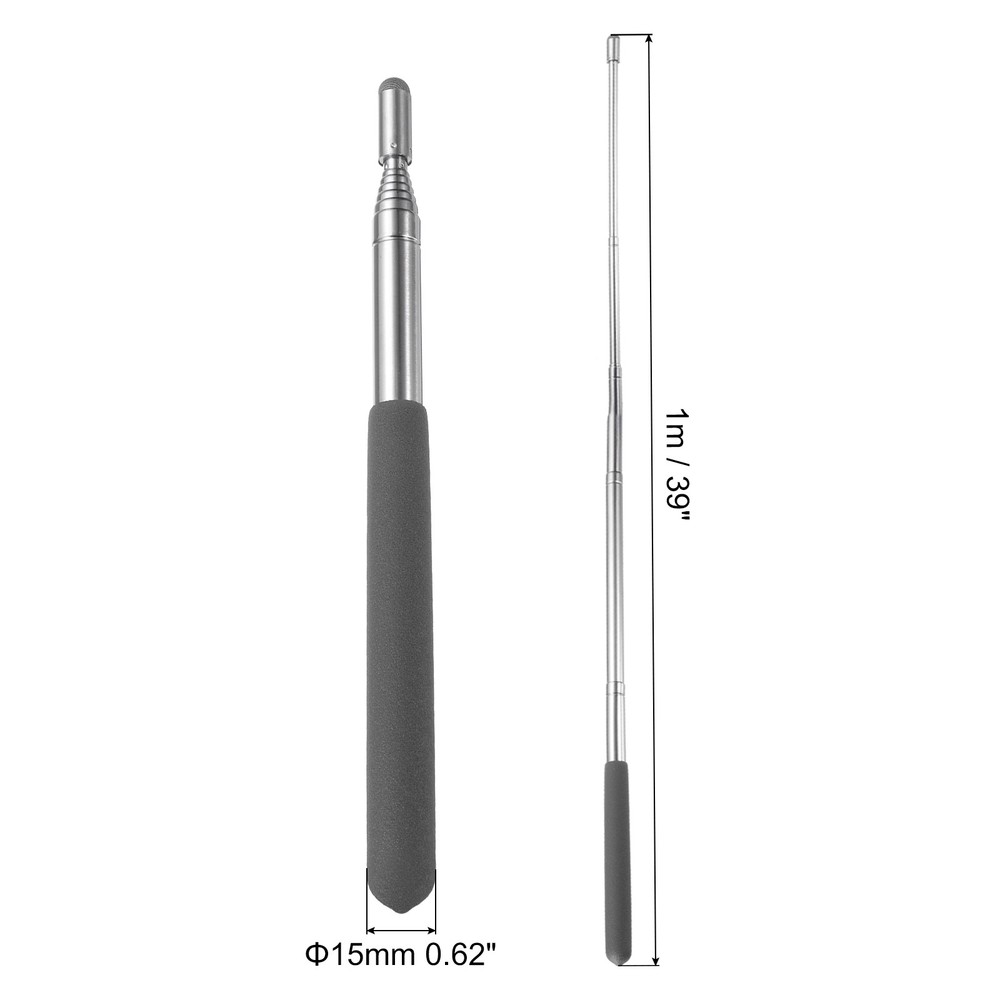 Telescopic Teachers Pointer Teaching Pointer 39 Inch, Black