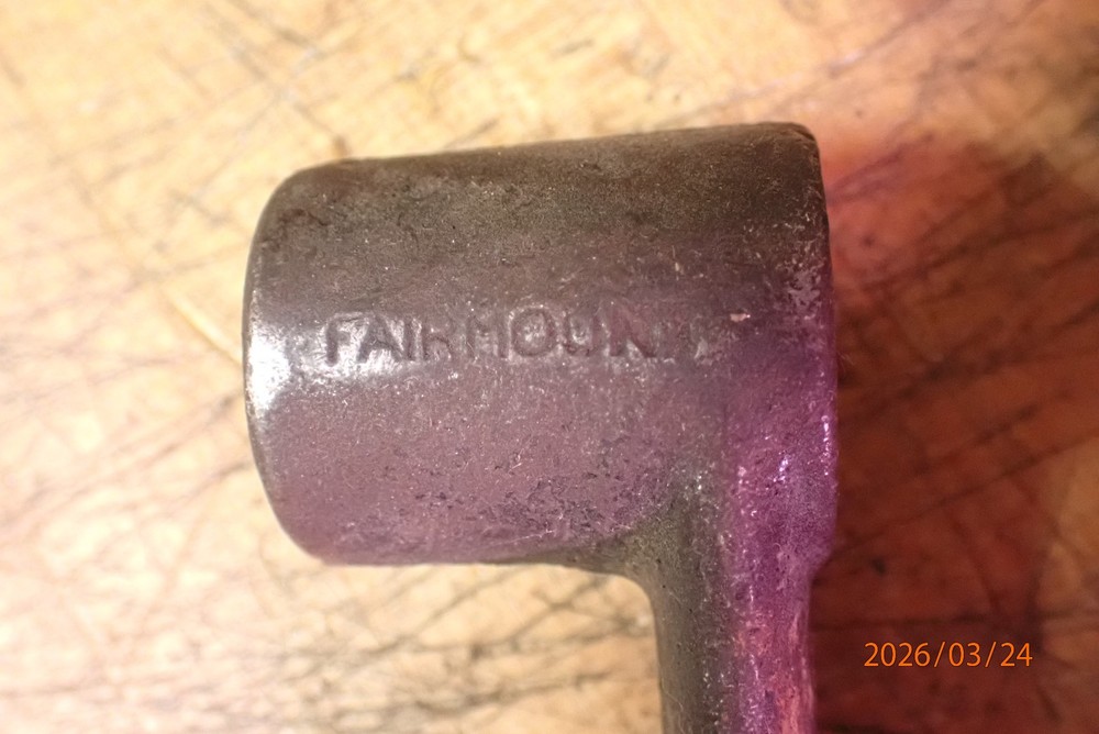OLDER FAIRMOUNT NO. 2 MACHINE VISE FIXTURE CRANK HANDLE