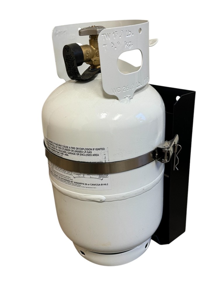 Overland Camping 10 LB Propane Tank Vehicle Mount - ECONO MODEL