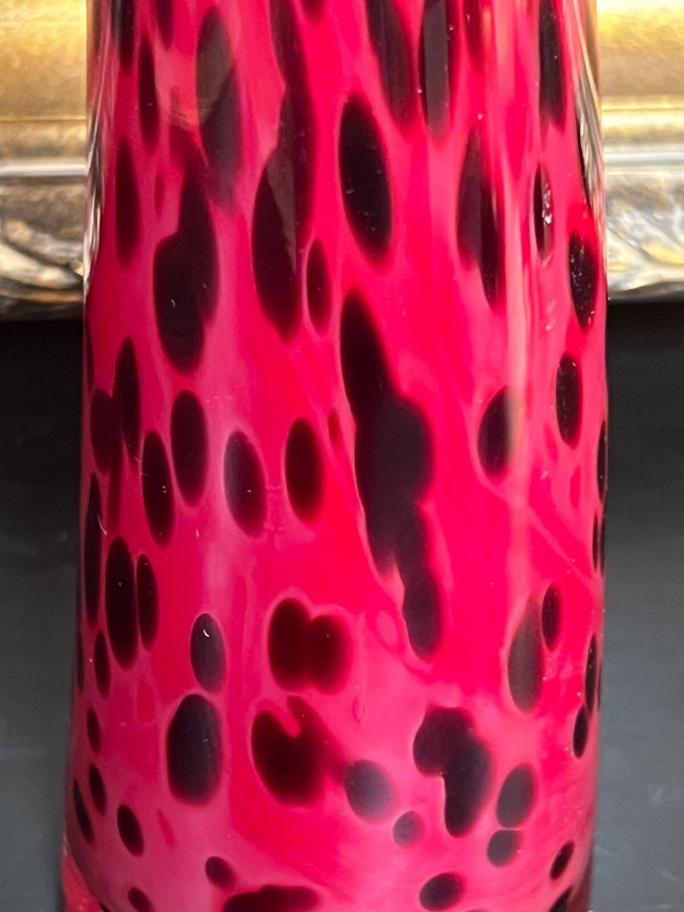 Exotic Curved Cylinder Vase