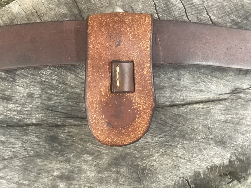 Leather Folding Knife Belt Loop Sheath Trapper Size (Sheath Only)