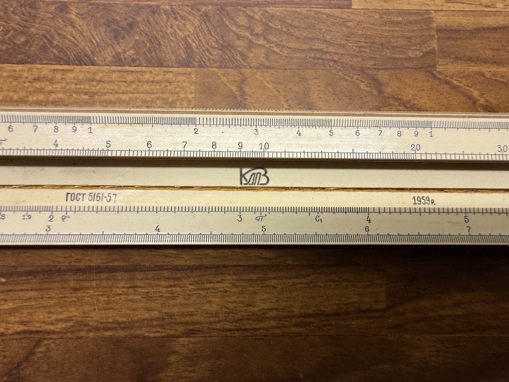 Original USSR Engineering Slide Ruler 1959 with Case