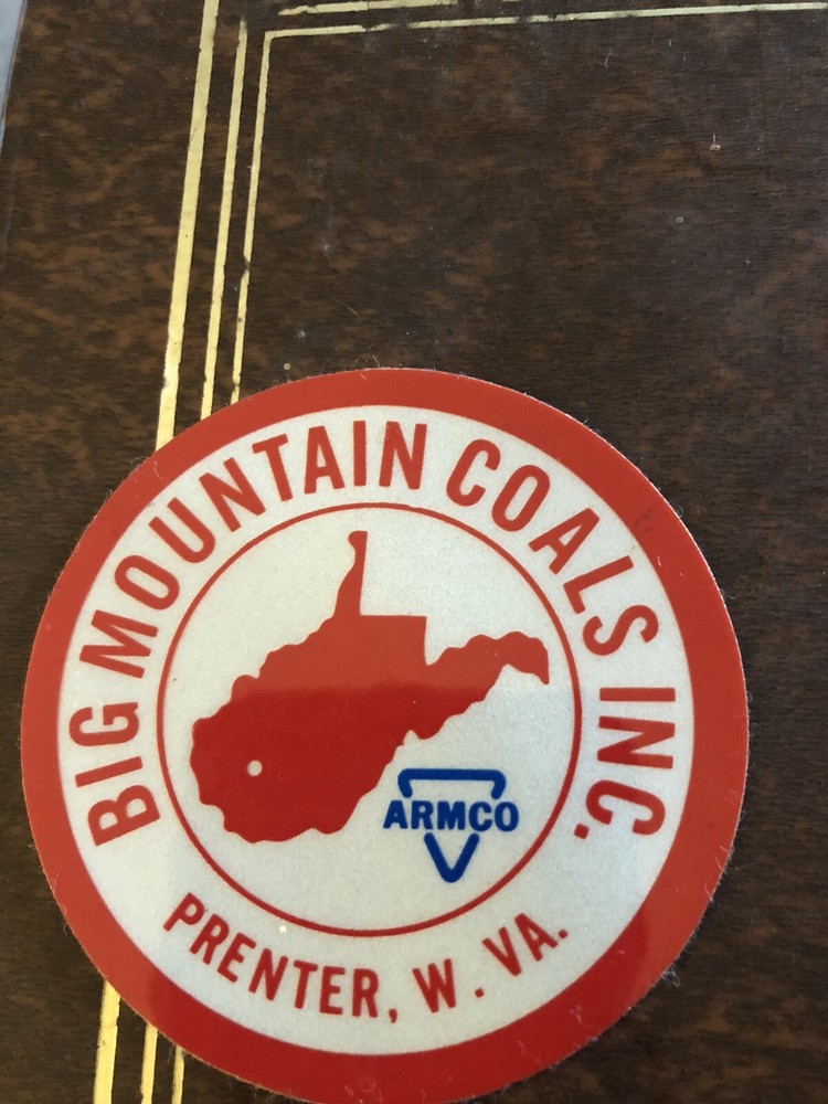 coal mining stickers nice older Coal Company