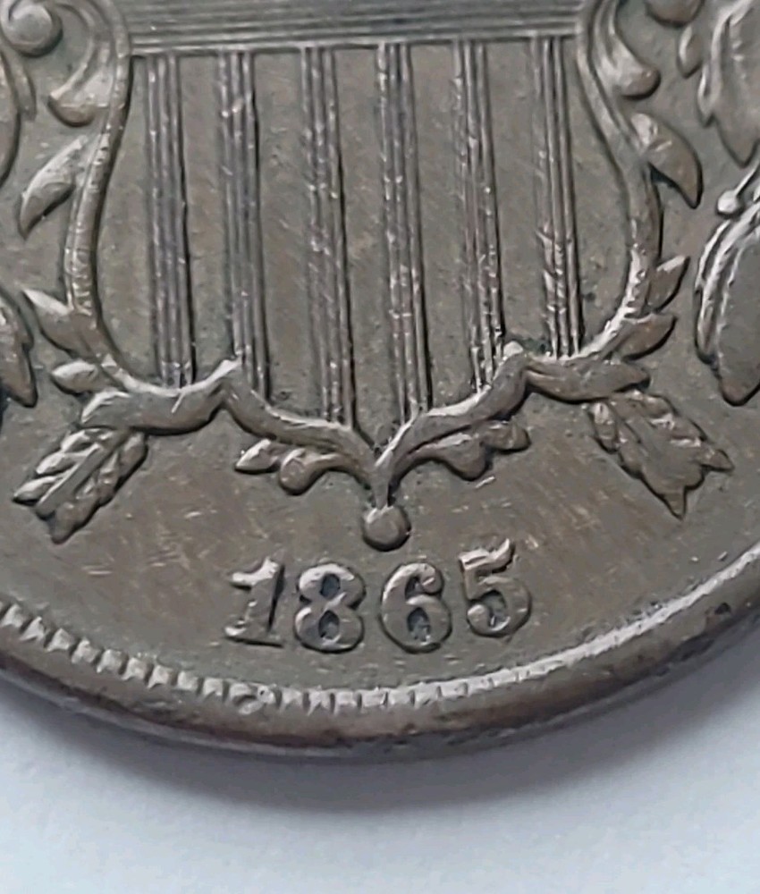 1865 2 CENT PIECE BEAUTIFUL COIN!!