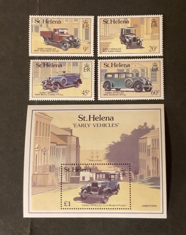 Stamps St Helena Scott #519-23 never hinged