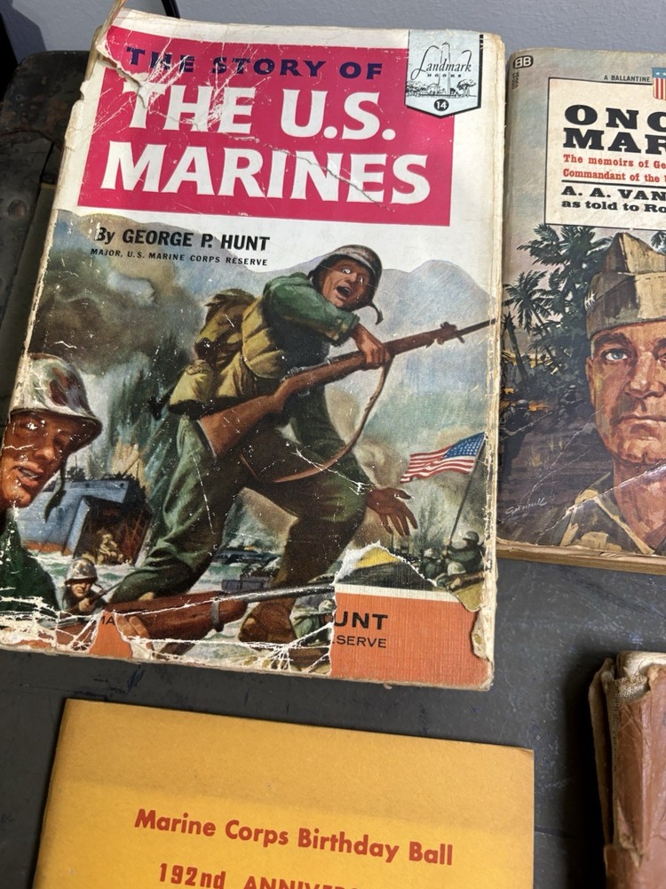 Named USMC Marine Corps League Commandant Lot Uysase 1949 Guidebook + Docs