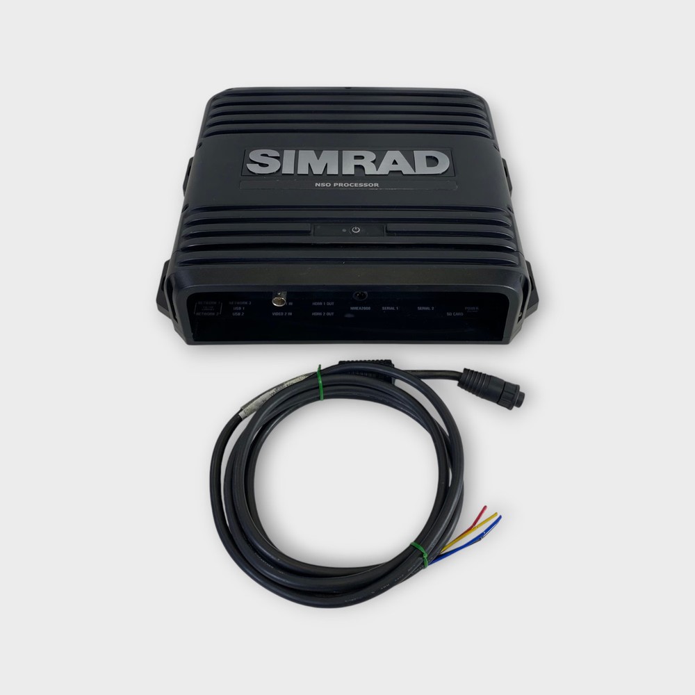 Simrad NSO EVO2 NSO-II Multi-Function Display Processor W/Amer Carto Tested Good