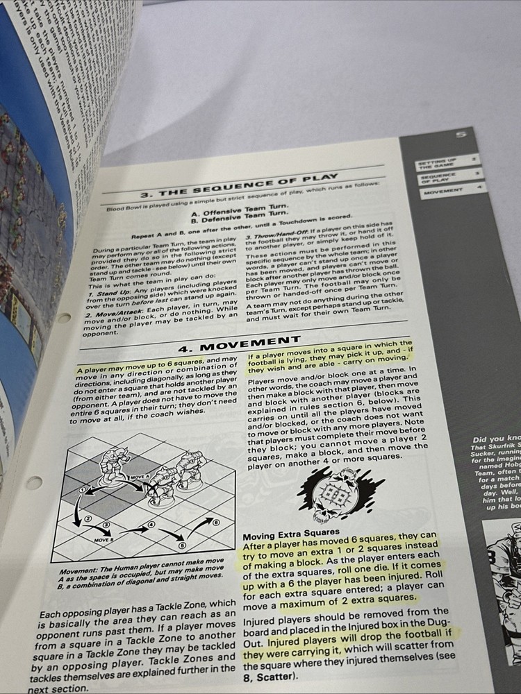 Blood Bowl Games Workshop Rules Book