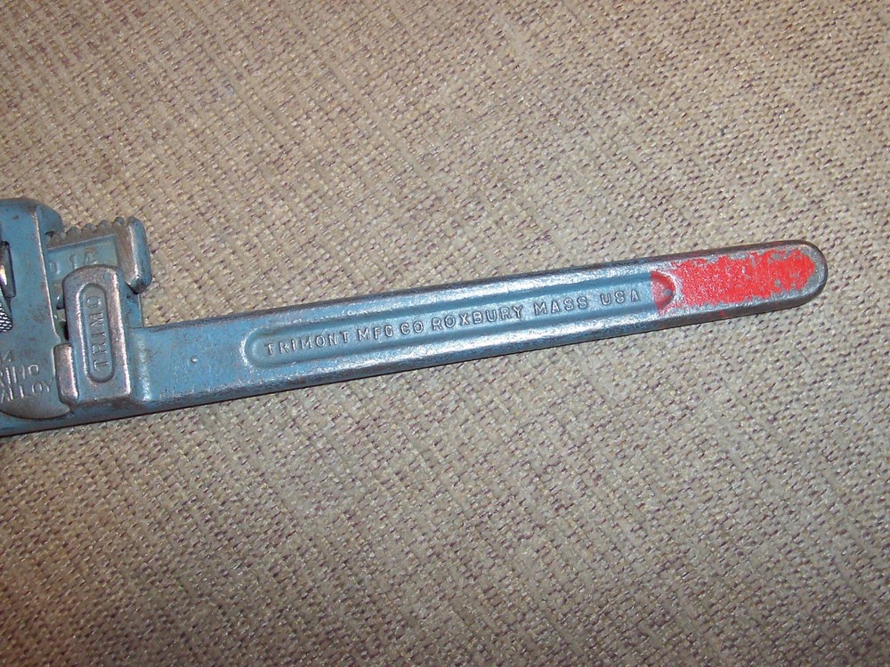 Trimo USA 14" Pipe Wrench Plumbing Pipe Fitting Workshop Tool