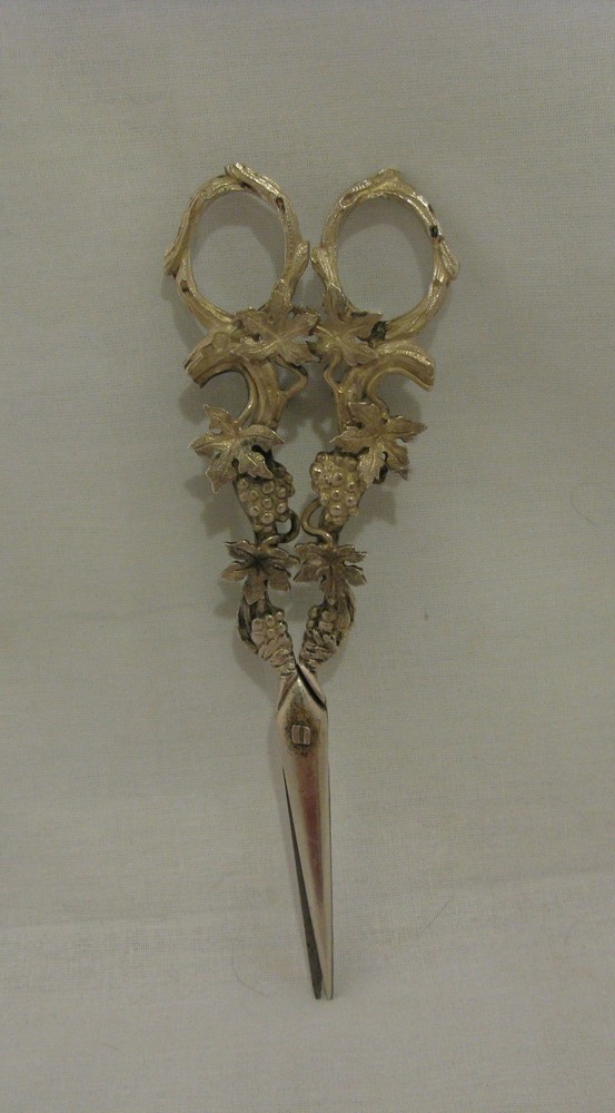 ANTIQUE SILVER GRAPE SHEARS from THE NETHERLANDS