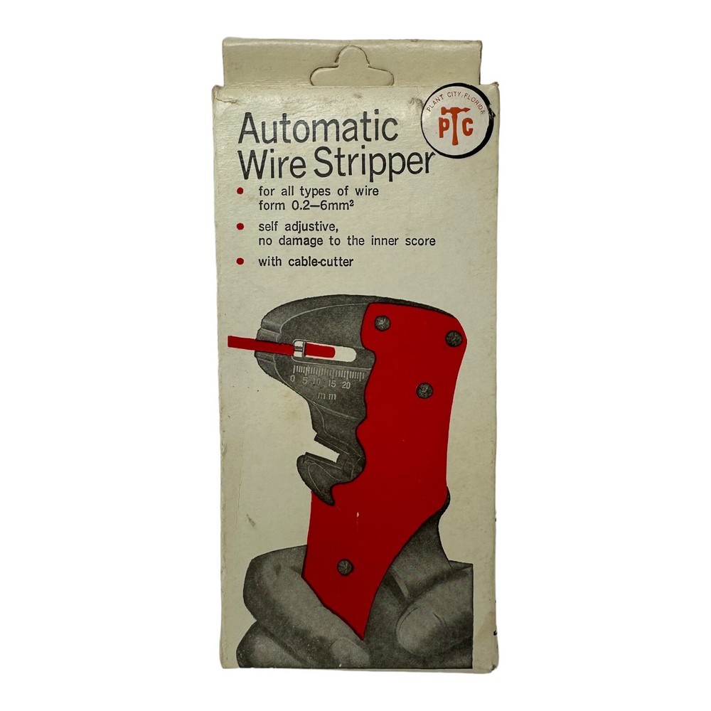 Automatic Wire Stripper with Cable Cutter Electrical Wire Form 0.2 - 6m㎡