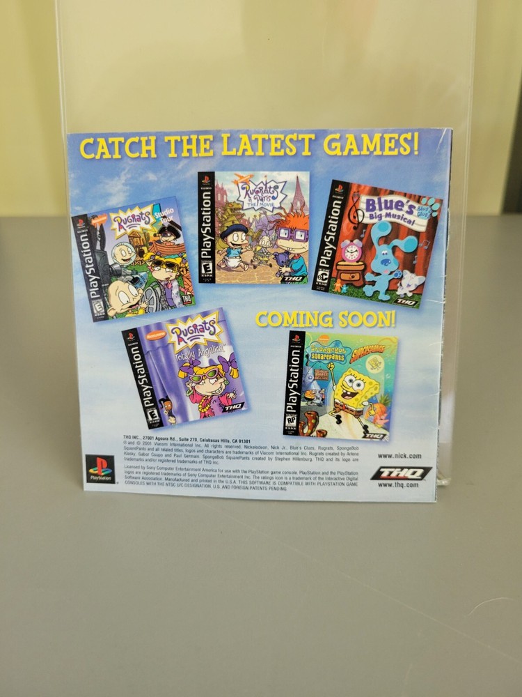 Rocket Power Team Rocket Rescue PlayStation 1 Game Manual