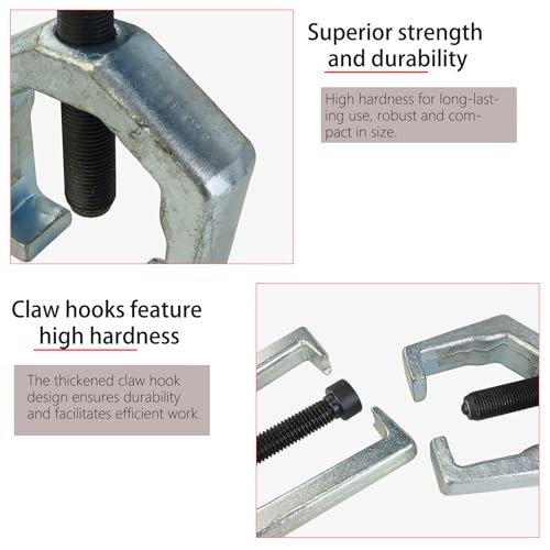 5-Piece Professional Front End Service Tool Kit | Pitman Arm Puller, Ball