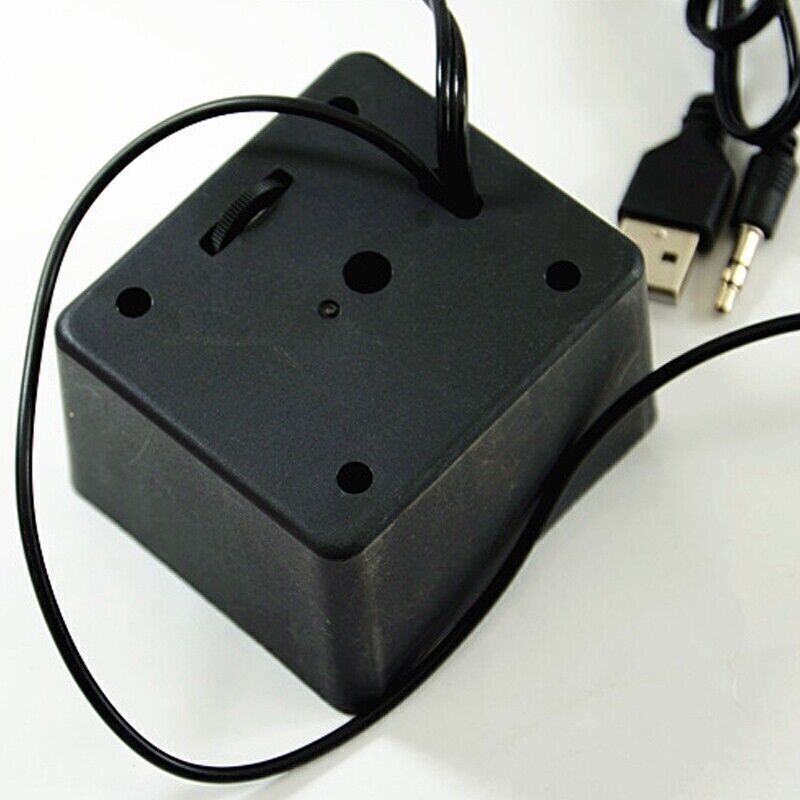 3.5mm Jack USB Wired Computer Speaker Stereo For PC Laptop Notebook Desktop FFoB