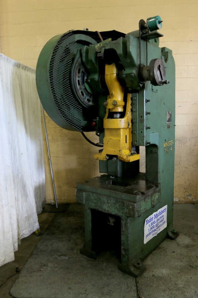 56 TON MINSTER MODEL 70-4 GAP FRAME PRESS: YODER #68217