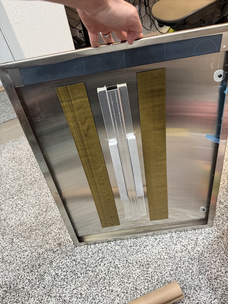 DEU2450 Sub-Zero Stainless Panel and Handle Only