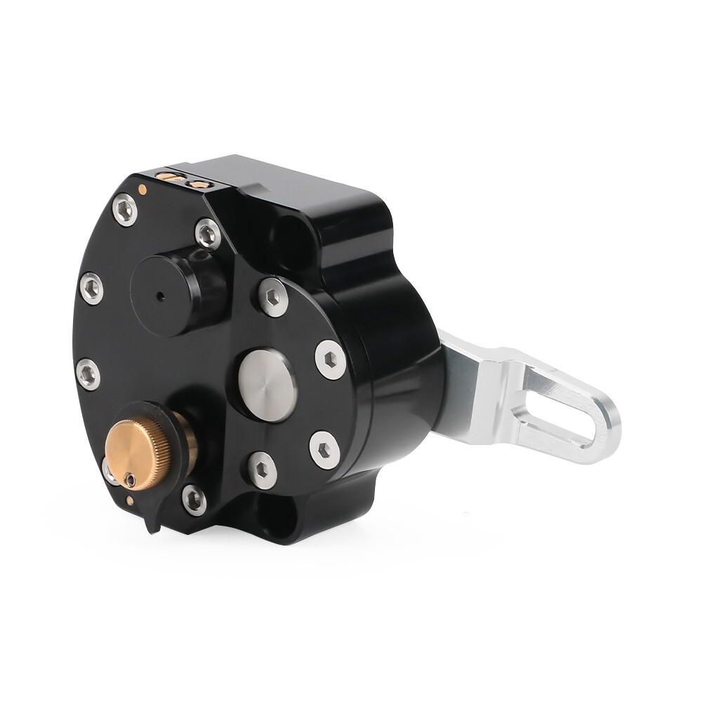 Steering Damper Stabilizer Universal Reversed Safety Control Adjustable Black