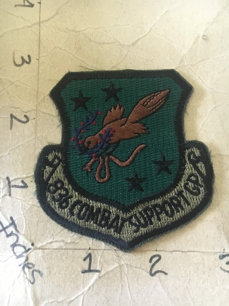 USAF 836th Combat Support Group Squadron subdued patch 6/3/25