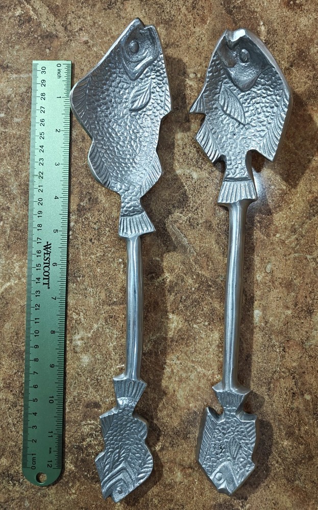 Serving utensils - 4 sets, aluminum