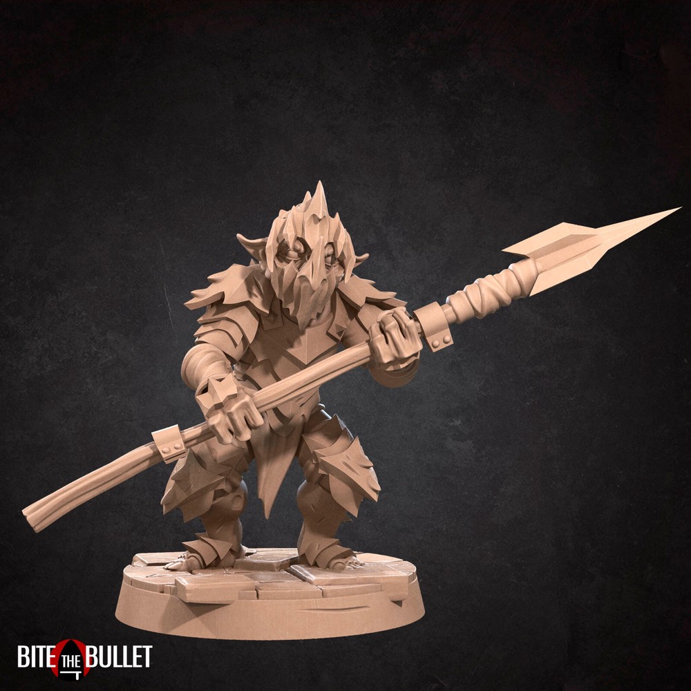 Orc / Goblin Fighter B - Bite the Bullet - Dungeons and Dragons
