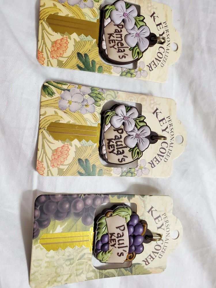 PERSONALIZED KEY COVERS NAMES THAT START WITH L,P ,M & V