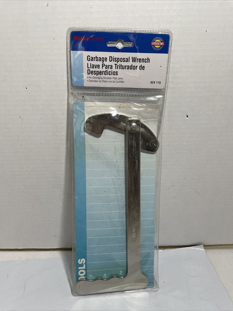 New Garbage Disposal Wrench By Master Plumber 829-116