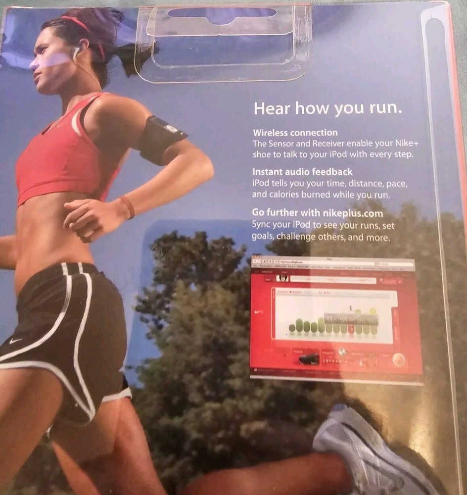 Nike + iPod Sport Kit Running Shoe Sync Sensor Wireless Connection Apple New