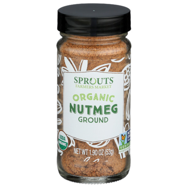 2 Pack - Sprouts Organic Nutmeg Seed Ground Spice 1.9 oz