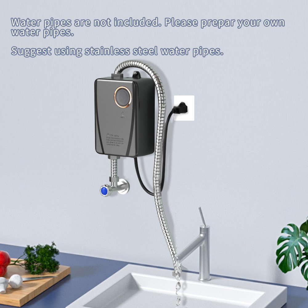 Electric Water Heater AC110V 3000W, PX4 waterproof, Led Display Temperature