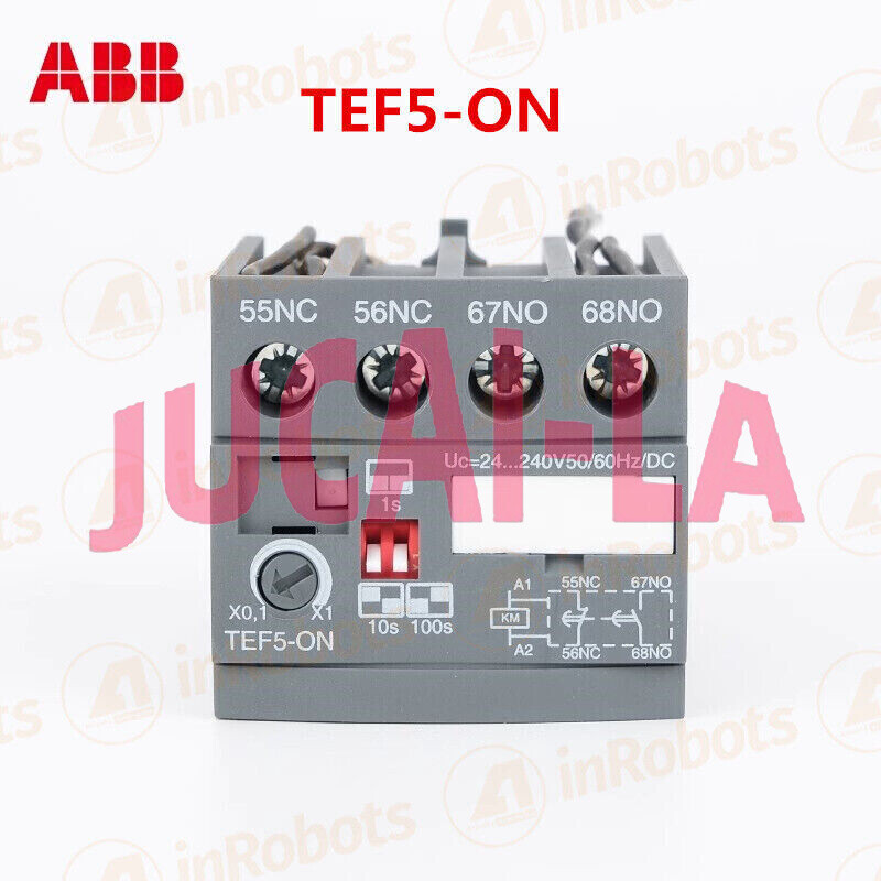 ABB Electrifying Delay Head TEF5-ON Contactor Timer Module Time Delay Relay