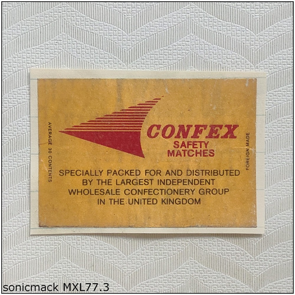 Matchbox Label (MXL77.3)