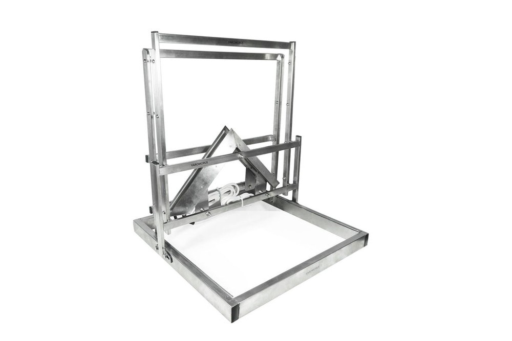Varomorus 12V Double-Knife Frame Uncapping Machine with Hopper Stainless Steel