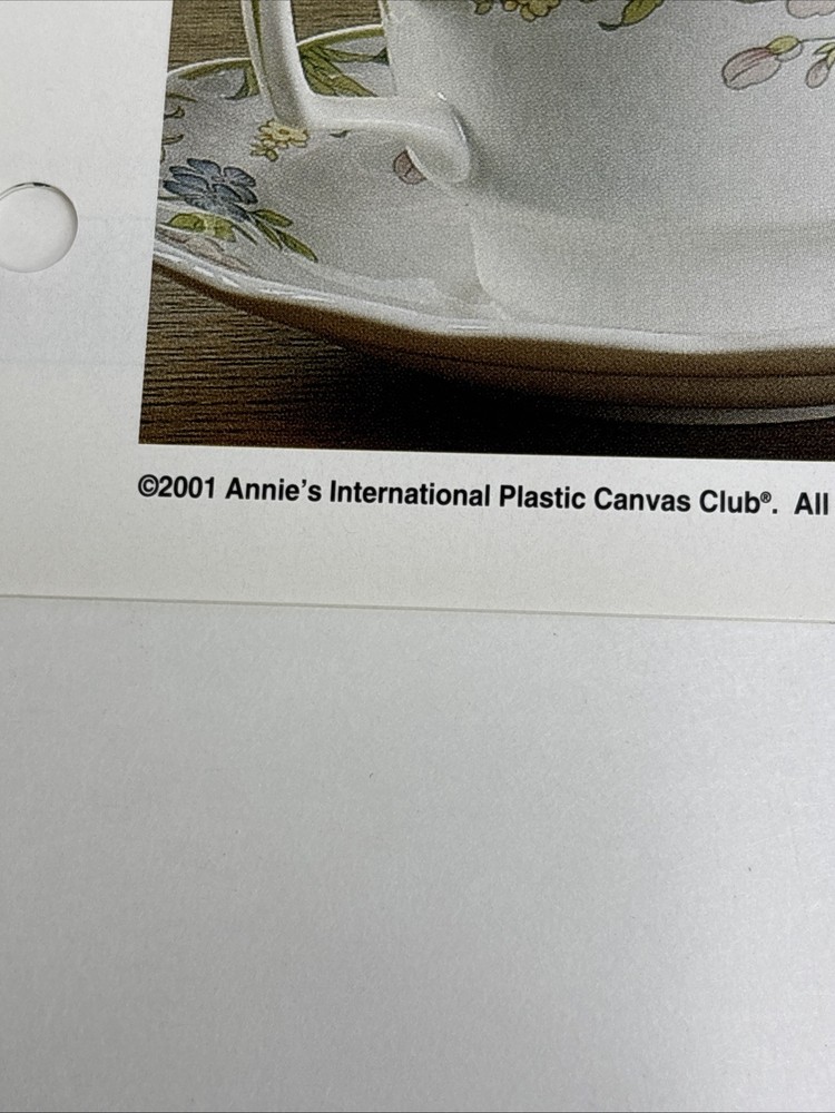 Birdhouse & Clock Annie's Attic Plastic Canvas Pattern Page