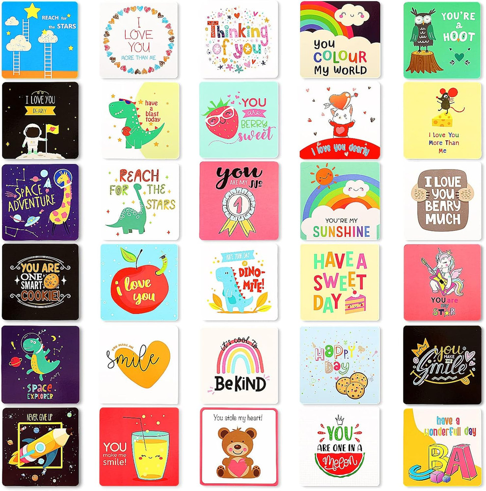 120Pc Lunch Box Notes for Kids Cute Lunchbox Notes for School