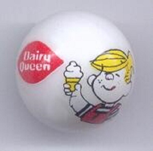 Dairy Queen 1" Glass Logo Marble
