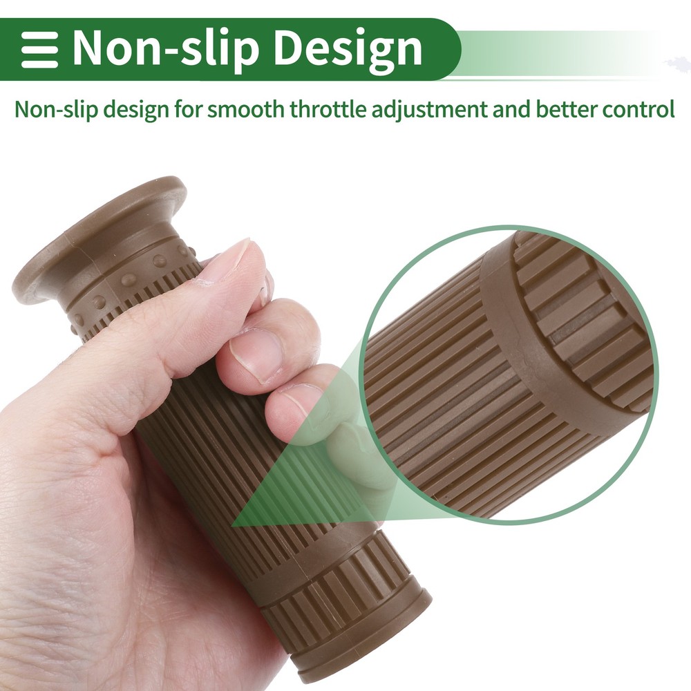 Motorcycle Knobs 1" 25mm TPU Light Brown