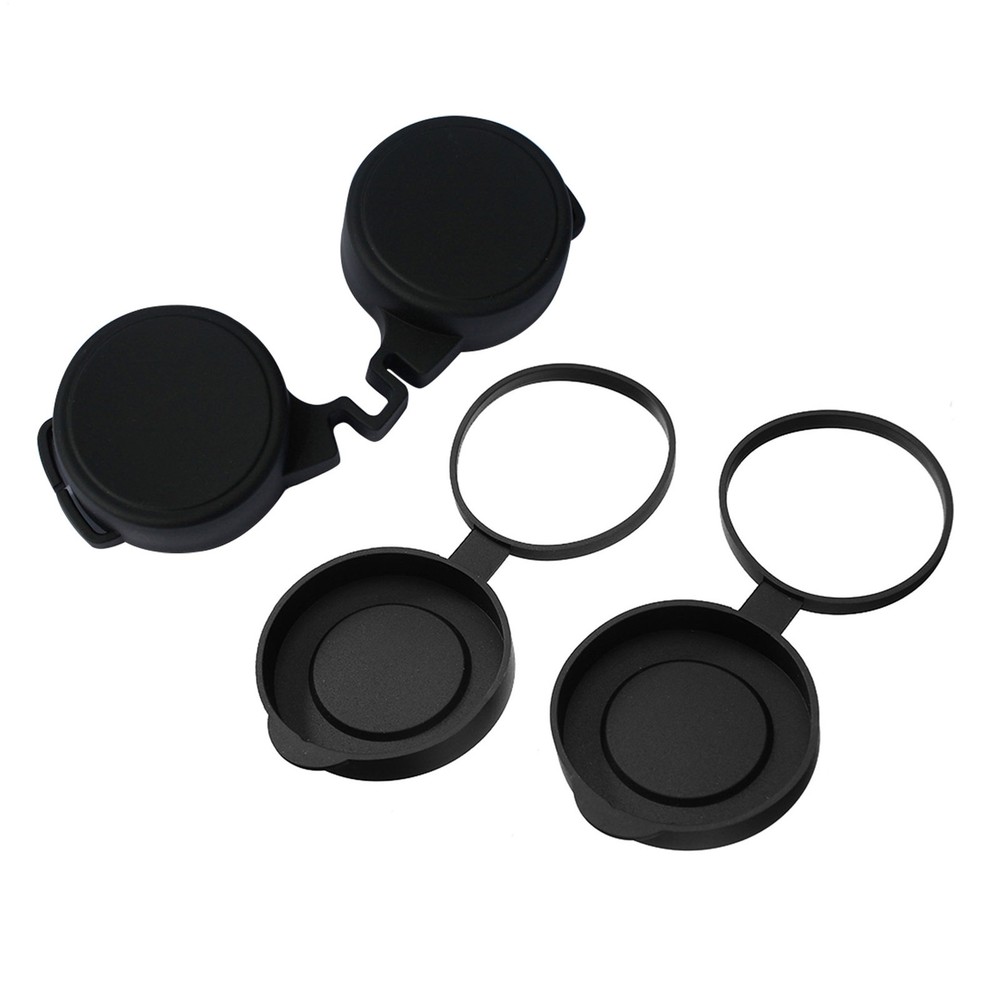2PCS 10x50 Durable Rubber Len Cover Caps For Binoculars Objective Optics Protect