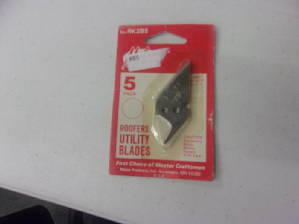 MALCO  RK2B5 5 PACK  ROOFERS UTILITY BLADE