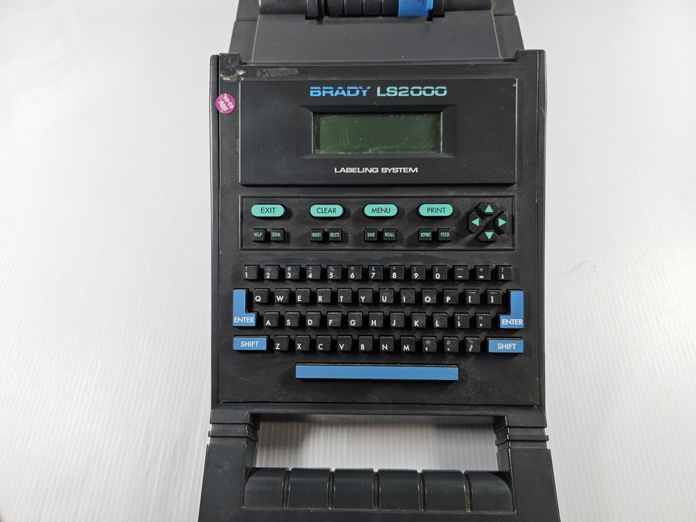 Brady LS2000 Labeling System Portable Printer, 4 Line Display TURNS ON READ
