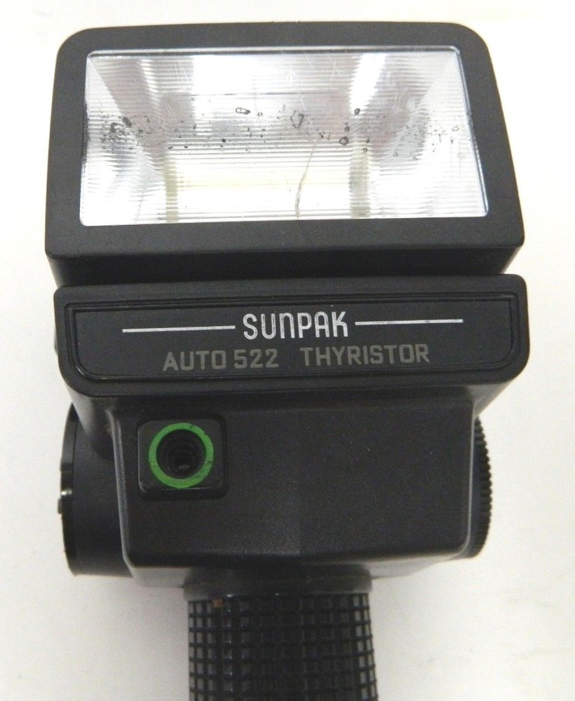 Sunpak Auto 522 Thyristor Handle Mount Flash Strobe