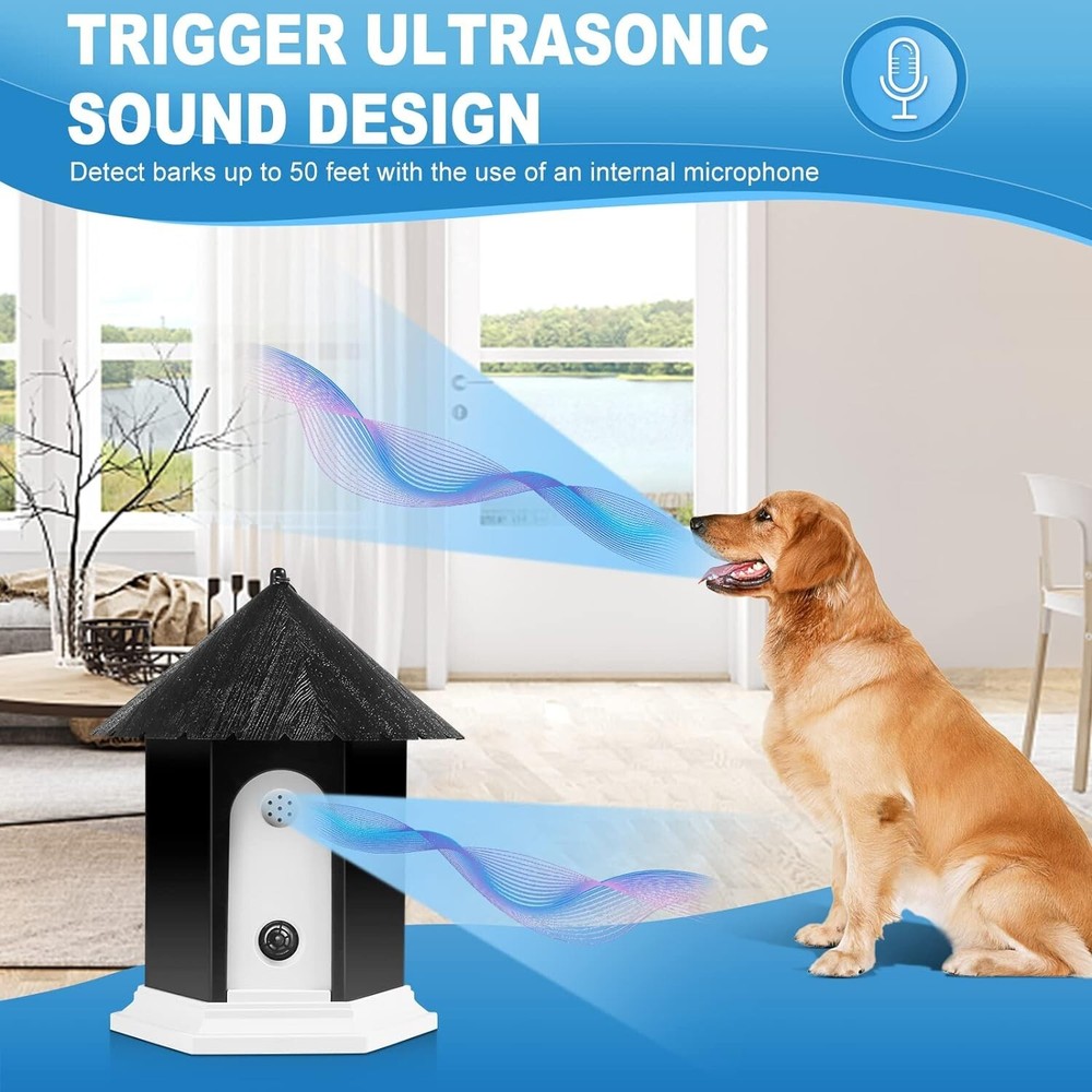 Anti Barking Device, Dog Barking Control Devices with 4 Adjustable Sensitivity &
