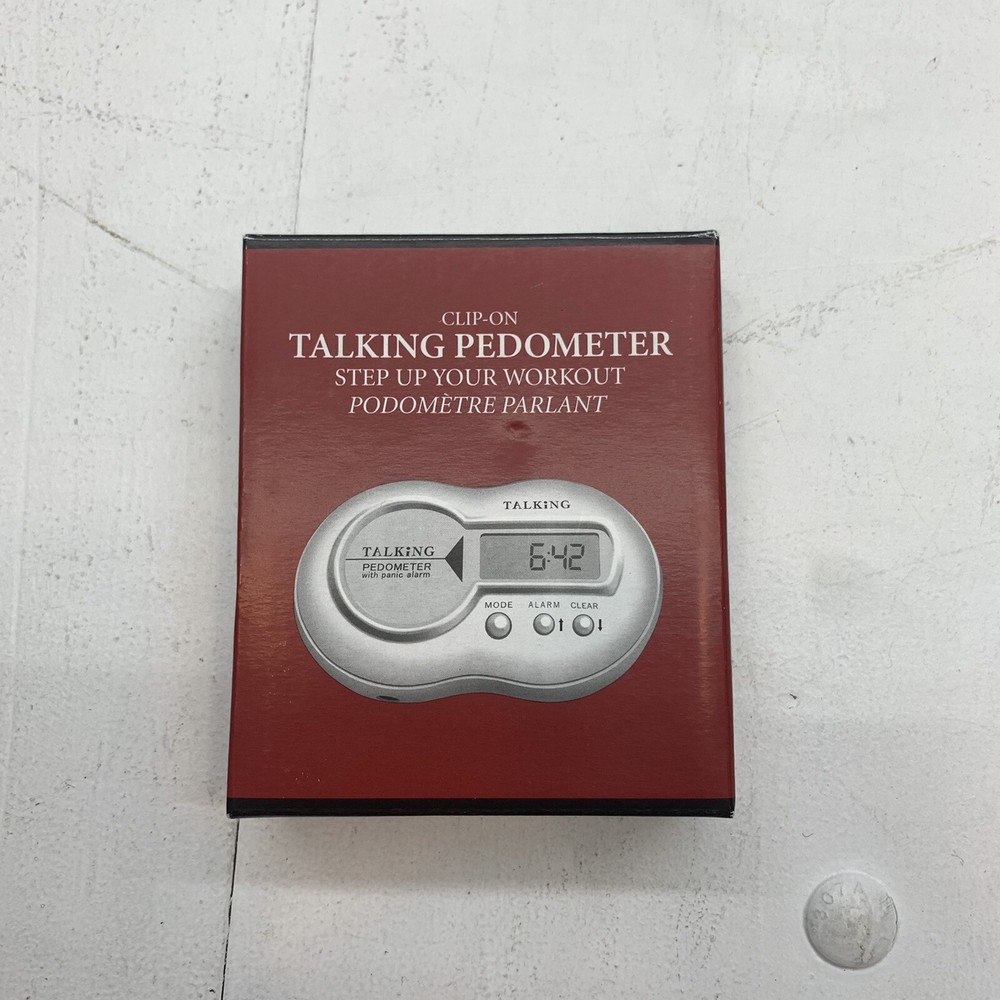 restoration hardware Clip on talking Pedometer
