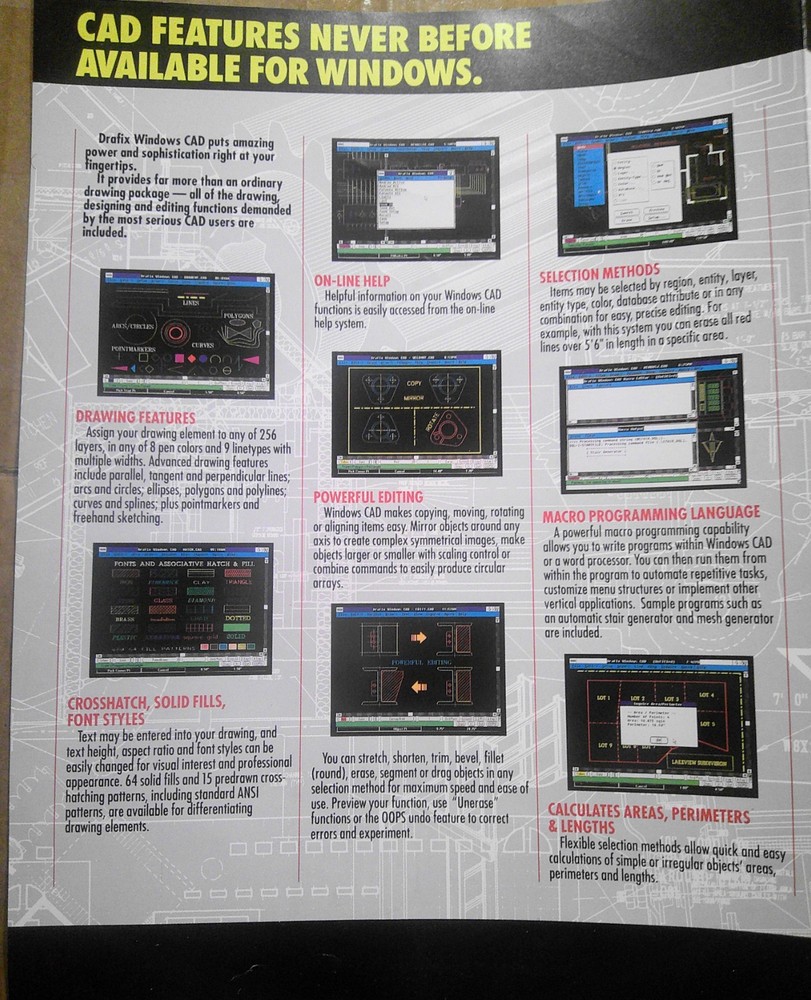 1989 Drafix Windows CAD Press Kit, by Foresight Resources