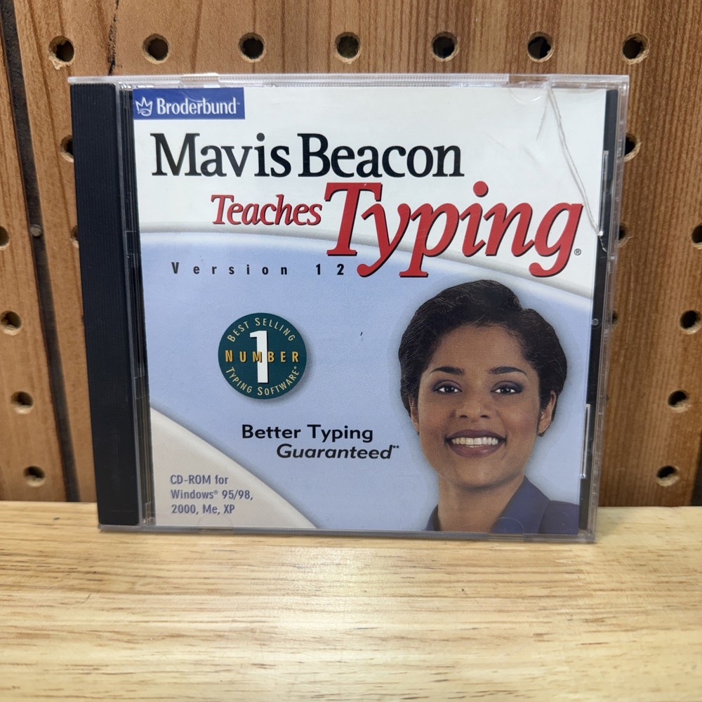 Mavis Beacon teaches typing Version 12 cd rom for windows 95/98