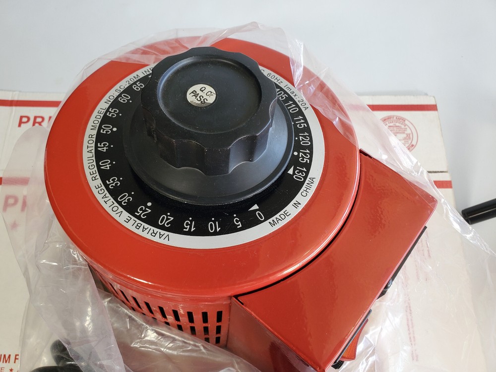 Variable Transformer SC-20M variac 20 amp variable transformer