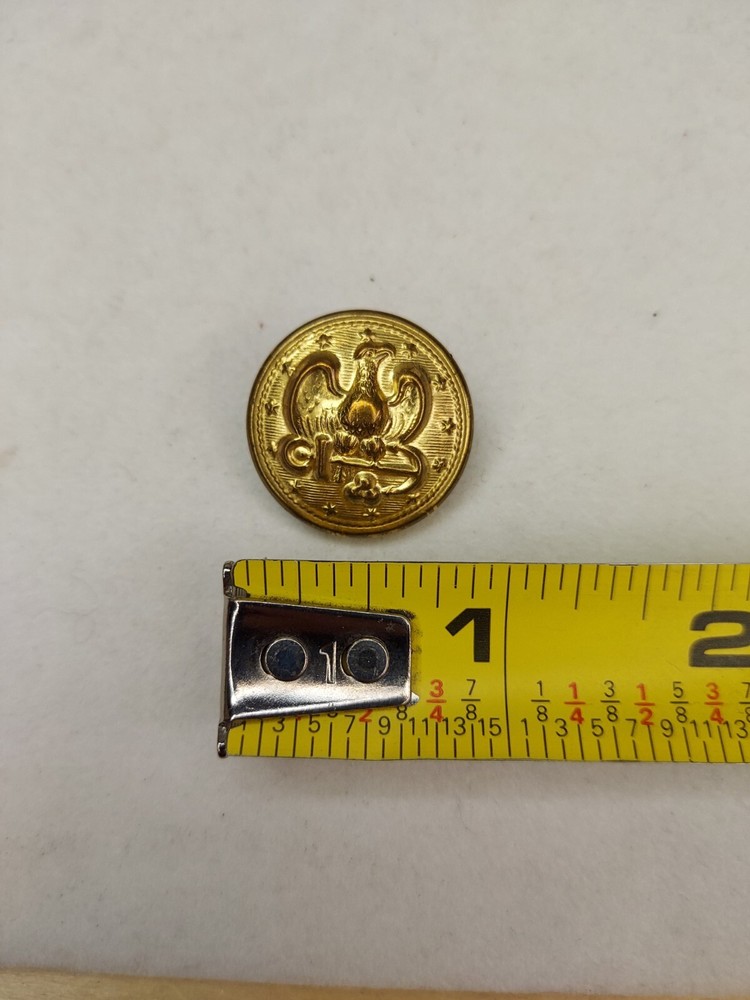Vintage Military Brass Button